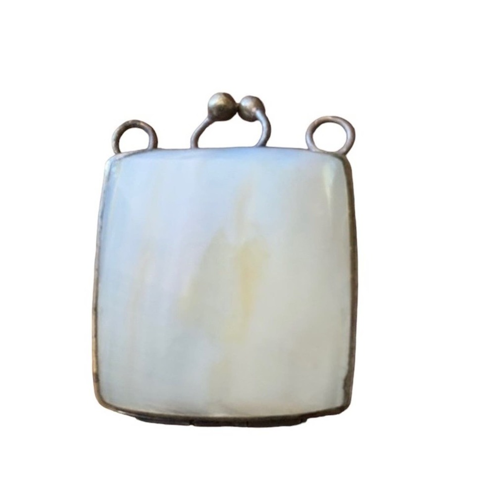 Dainty Miniature Doll Coin Purse of Shell